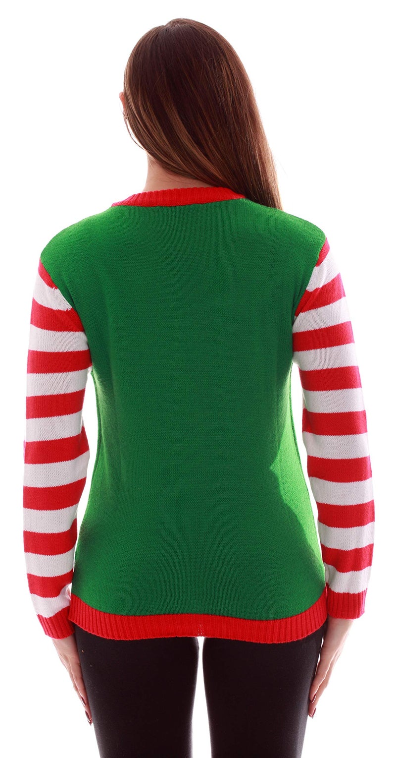 #followme Womens Ugly Christmas Sweater - Sweaters for Women 6773-212-S - Image 2